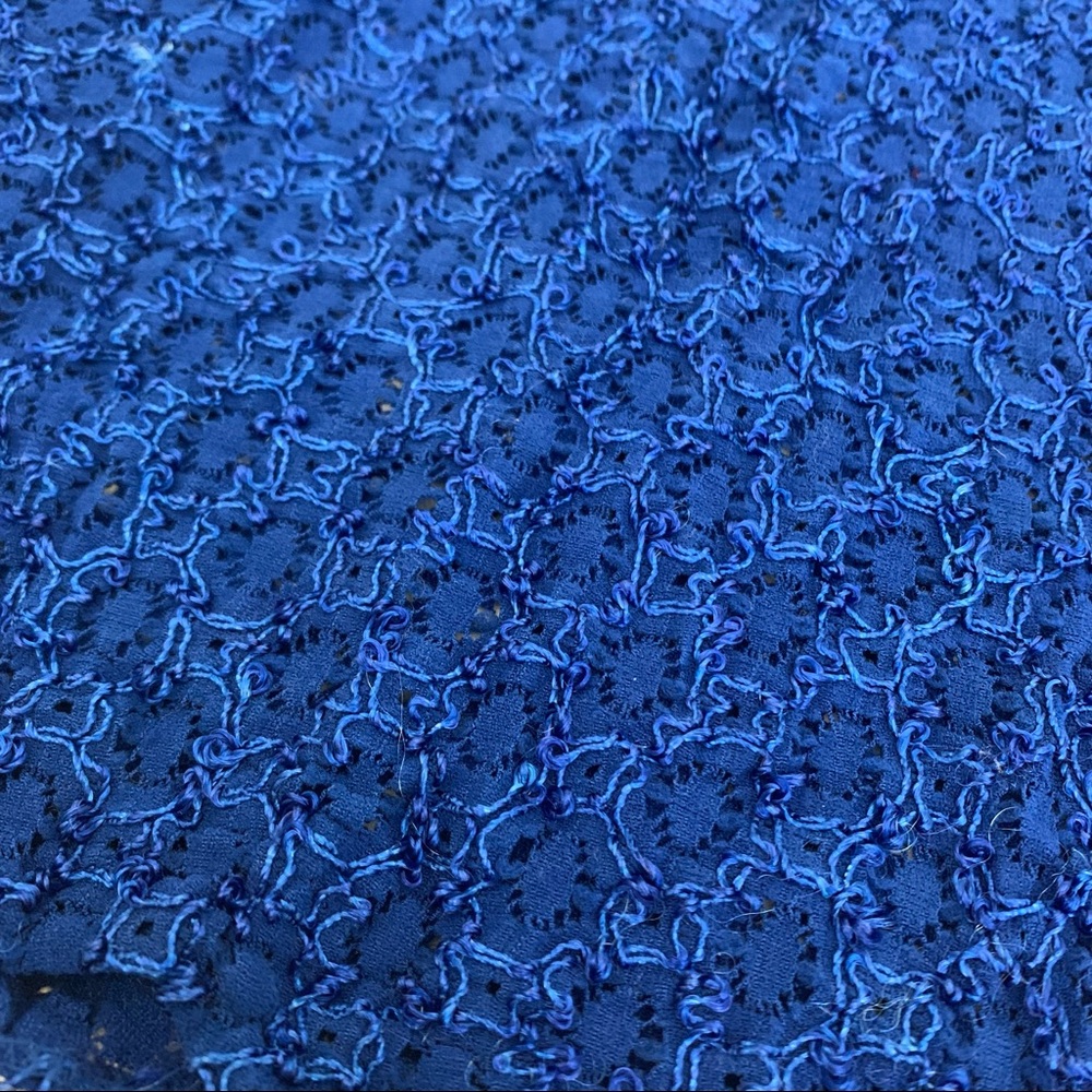Sexy Royal Blue Lacey Mini Dress XS - Picture 6 of 6